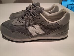 New Balance 515 Kids Youth Grey White GC515GRY Boys Size 6 No Insoles READ